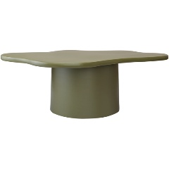 Изображение товара Столик кофейный Bergenson Bjorn Fluid 88х30 см, алюминий, морские водоросли (BB0000902)