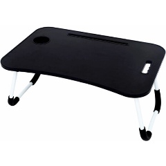 Изображение товара Столик складной для ноутбука/завтрака BRABIX BT-001 (600х400х265 мм), органайзер, черный, 532899