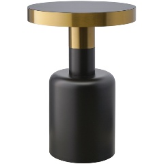 Изображение товара Столик журнальный Bergenson Bjorn Froud 35 см черный стеклянный металлический