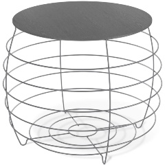 Изображение товара Столик журнальный Sheffilton SHT-CT77 каттара/графит муар