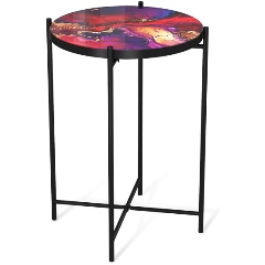 Изображение товара Столик журнальный Sheffilton SHT-CT8-3 амарантовый/черный муар