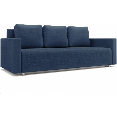Изображение товара Диван-кровать STOLLINE Олимп Крафт 67 с механизмом еврокнижка, ткань синий