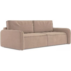 Изображение товара Диван-кровать STOLLINE Сенатор Капучино велюр современная мебель с еврокнижкой