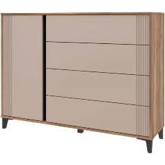 Изображение товара Комод STOLLINE Столлайн Богемия 463.03 Дуб барокко/Бежевый