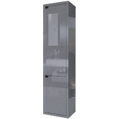 Изображение товара Шкаф STOLLINE Шкаф Столлайн Норден 321.04 Серый глянец