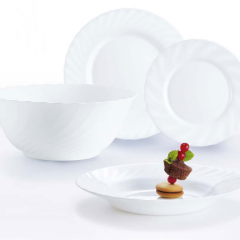 Изображение товара Столовый набор LUMINARC ТРИАНОН 19 предметов (00144) (Уценка)