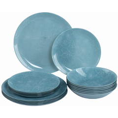 Изображение товара Столовый набор LUMINARC MELITINA BLUE 18 предметов, стекло, голубой (V9722)