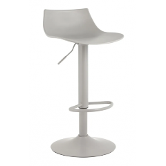 Изображение товара Барный стул Джин серый регулируемый с пластиком и металлом