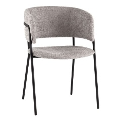 Изображение товара Кресло обеденное STOOL GROUP Нэлли New, букле светло-серый