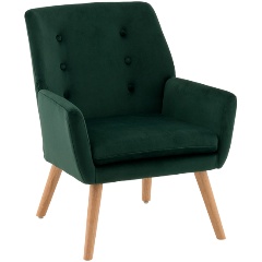 Изображение товара Кресло STOOL GROUP Райт тёмно-зелёный