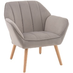 Изображение товара Кресло STOOL GROUP Руди серебристый