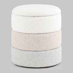 Изображение товара Пуф с ящиком STOOL GROUP Hive XS букле бежевый