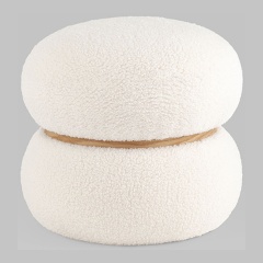 Изображение товара Пуф STOOL GROUP Полли S тедди белый без ножек