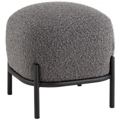Изображение товара Пуф STOOL GROUP Стоун ткань букле тёмно-серый