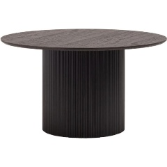 Изображение товара Обеденный круглый стол STOOL GROUP Ballet 120*75 из МДФ темное дерево