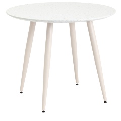 Изображение товара Стол обеденный STOOL GROUP Nymphaea, D90, терраццо