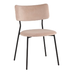 Изображение товара Стул обеденный STOOL GROUP Амелия велюр бежевый