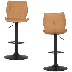 Изображение товара Стул барный STOOL GROUP Dome экокожа коричневый (2 шт/уп)