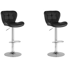 Изображение товара Барный стул Порше черный с регулируемой высотой Стул Груп