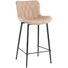 Изображение товара Стул барный STOOL GROUP Vault, экокожа, бежевый