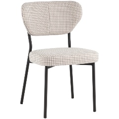 Изображение товара Стул обеденный STOOL GROUP Билл, гусиная лапка, бежевый