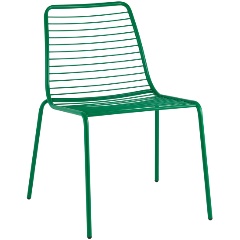 Изображение товара Обеденный металлический стул STOOL GROUP Дели зеленый стильный и прочный