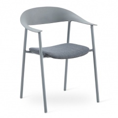 Изображение товара Стул STOOL GROUP Eila с подушкой пластик серый