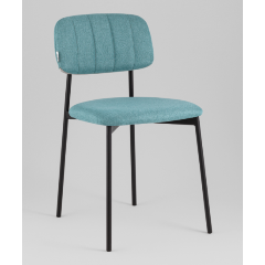 Изображение товара Обеденный стул Майло от STOOL GROUP с рогожкой мятный стильный и удобный