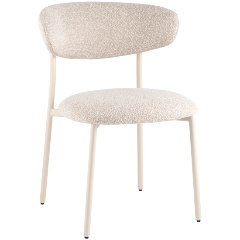 Изображение товара Стул обеденный STOOL GROUP Ayla, серый, белые ножки