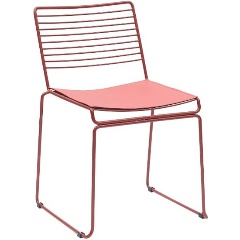 Изображение товара Обеденный стул STOOL GROUP Danny бордовый с подушкой