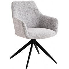 Изображение товара Кресло STOOL GROUP Enid светло-серый с поворотным механизмом