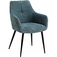 Изображение товара Стул обеденный STOOL GROUP Стул Lynet рогожка голубой