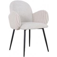 Изображение товара Стул обеденный STOOL GROUP Wave Stripes букле светло-серый