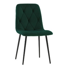 Изображение товара Стул обеденный STOOL GROUP Одди Diamond велюр зеленый