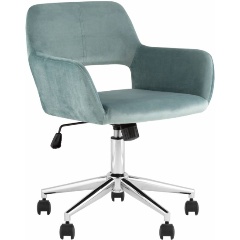 Изображение товара Кресло офисное STOOL GROUP ROSS, велюр, серо-зеленый