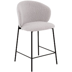 Изображение товара Стул полубарный STOOL GROUP Блейз букле светло-серый