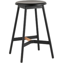 Изображение товара Стул полубарный STOOL GROUP Knobb черный