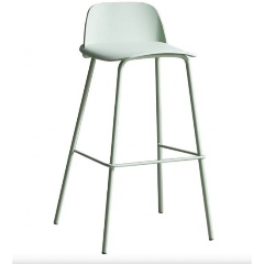 Изображение товара Стул STOOL GROUP полубарный Mist, серо-зеленый (Уценка)