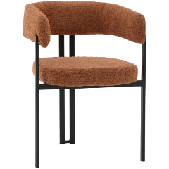 Изображение товара Стул обеденный STOOL GROUP Серенидат букле терракотовый