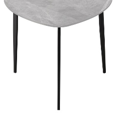 Изображение товара Столик журнальный STOOL GROUP Alara, серая керамика, столешница