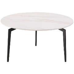 Изображение товара Столик журнальный STOOL GROUP Aliara, светлая керамика, столешница