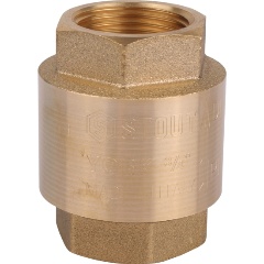 Изображение товара Обратный клапан STOUT 3/4 пружинный муфтовый с пластиковым седлом