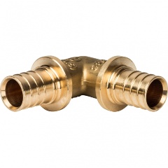 Изображение товара Угольник STOUT 90° 25 для труб из сшитого полиэтилена аксиальный