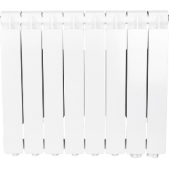 Изображение товара Радиатор STOUT Bravo 500 8 секции (белый RAL 9010), алюминиевый