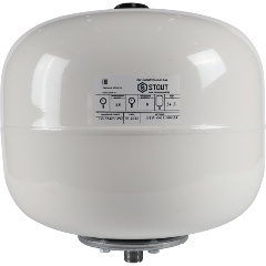 Изображение товара Расширительный бак STOUT, для ГВС 24 л. вертикальный (цвет белый)