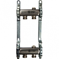 Изображение товара Коллектор для отопления STOUT SMS 0923 000002 нержавеющая сталь Италия