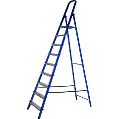 Изображение товара Стремянка стальная с алюминиевыми ступенями STAIRS 9 ступеней CS09