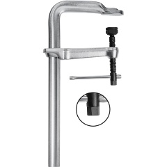 Изображение товара Струбцина BESSEY STB125M для тяжёлых нагрузок 1250/175, 22 кН, затяжка 70 Нм, Т-ручка