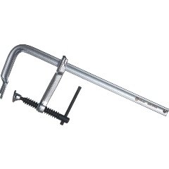 Изображение товара Струбцина F-образная КОБАЛЬТ 80х250 мм кованая надежная для сборки и обработки деталей