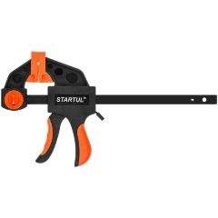 Изображение товара Струбцина пистолетная 150х60мм STARTUL PROFI (ST9026-15) (быстрозажимная, мягкие накладки)